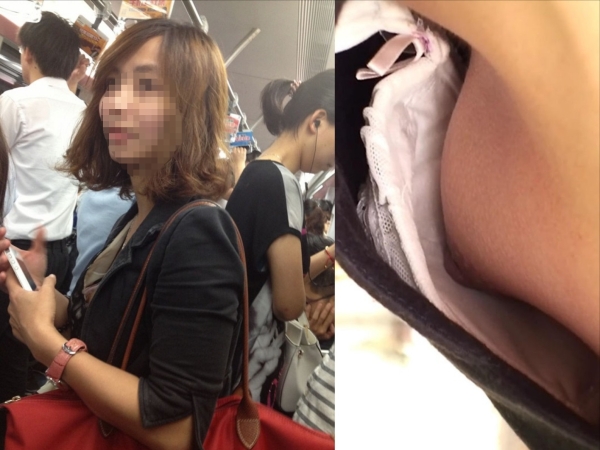 電車乗ってたらご褒美の胸チラ遭遇したったーｗｗｗ乳首全開でエロすぎるーｗｗｗ | 素人エロ画像やったる夫 61 img 696370f0aeb85