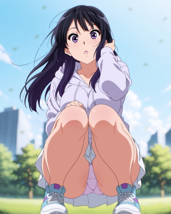 見えてます…よ？ しゃがんでる女の子のえちち画像♪ 1 img 69b3a3f5ec7e3