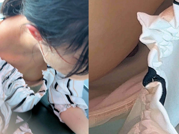 電車で見えた！女子の胸チラエロ画像 - 性癖エロ画像　センギリ 61 img 69db157fed7af