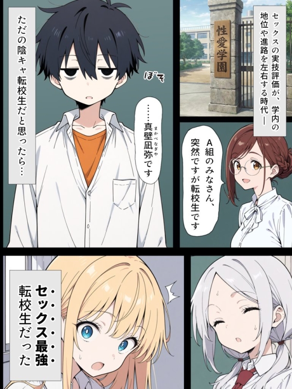 【エロ漫画】陰キャ転校生はセックス最強2 - ハメられた合同合宿編 - | にじエロファンタジア 1 img 69dfea66038ff