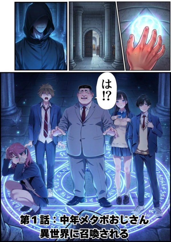 【エロ漫画】追放された種付けおじさん、辺境でハーレム悪徳領主になる | にじエロファンタジア 1 img 69f2ec0b48b10