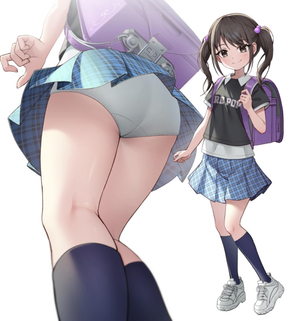 【二次】パンツがチラリズムしているパンチラエロ画像 Part３０ | えろかん 1 img 6a0f7d2dbb72d