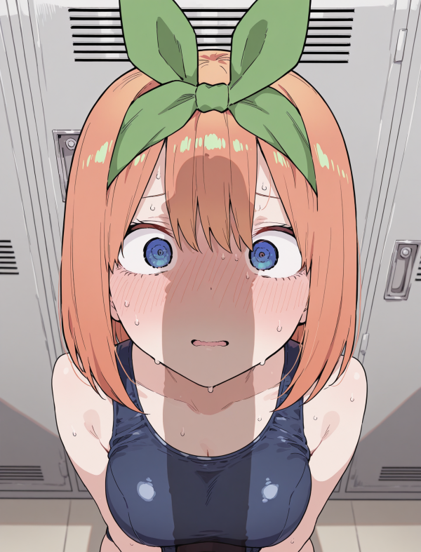 【画像】スク水四葉にち●ぽ突きつけるエロ画像 | にじエロファンタジア 1 img 6a26c70975196