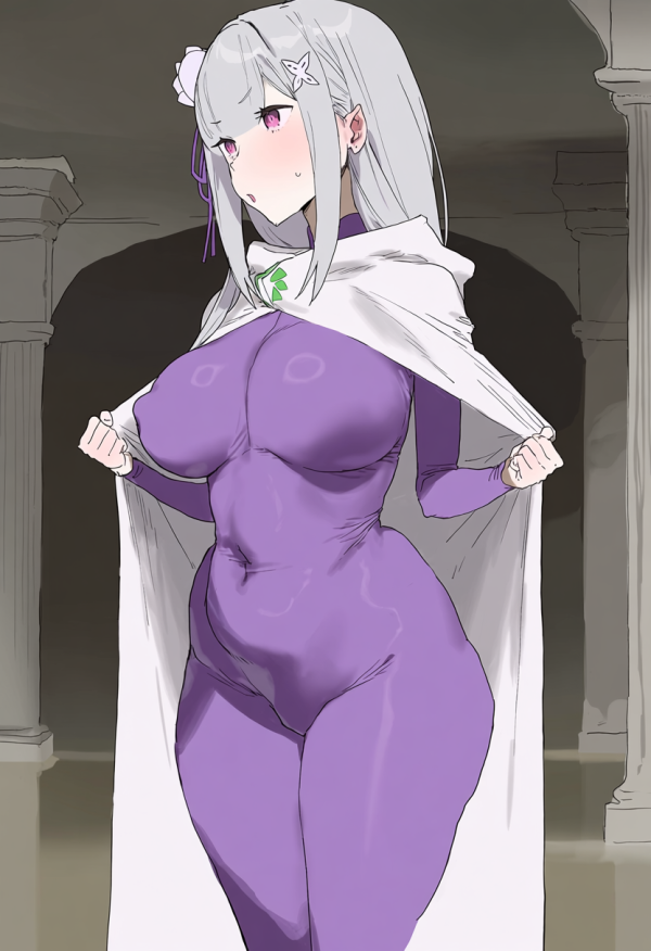 【画像】エミリアのドスケベボディスーツがえろすぎる画像集 | にじエロファンタジア 1 img 6a37ea872de4e