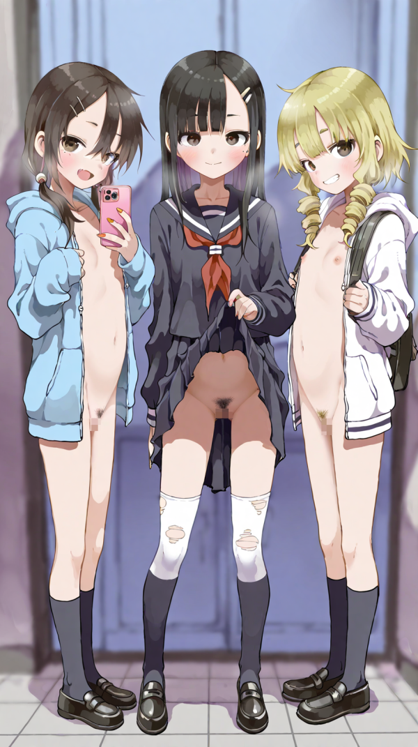 【二次エロ】性に開放的な学校生活送ってるおんなのこたち♥ | にじエロファンタジア 3 img 6a39202badd7b
