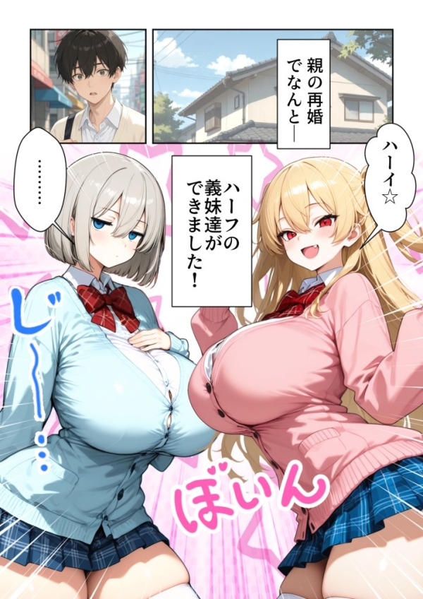 【エロ漫画】義理のハーフ姉妹 ズレたエロ常識の妹といちゃラブ性活 | にじエロファンタジア 17 img 6a40d0a5c536a