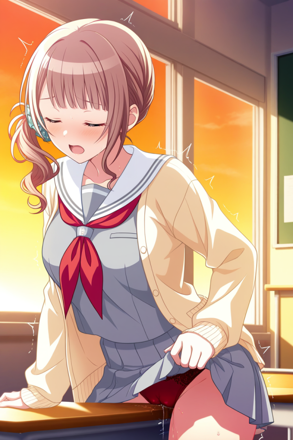 【二次エロ】プロセカキャラが角オナしてるのバレちゃうエロ画像【プロジェクトセカイ！】 | にじエロファンタジア 1 img 6a41413bd334b