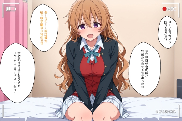 【二次エロ】家計が厳しいので仕方なく裏ビデオへ出演する近江彼方… | にじエロファンタジア 1 img 6a46c040ef7fa