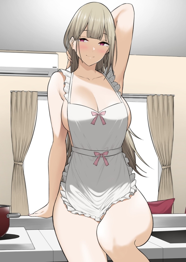 【二次】エプロンや裸エプロン姿の女の子たち Part８【エロ画像】 | えろかん 53 img 6a4c2220be5d6