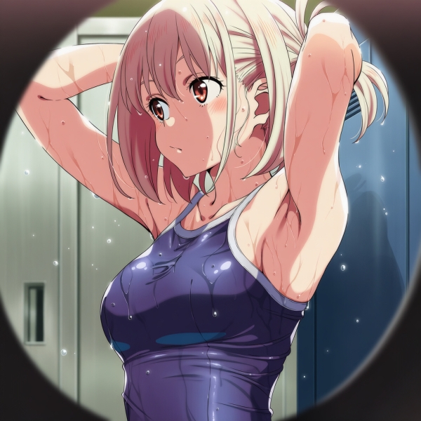 【画像】錦木千束のスク水お着替え盗撮でおっぱいぶるんぶるんなエロ画像 | にじエロファンタジア 11 img 6a60ad02c7885