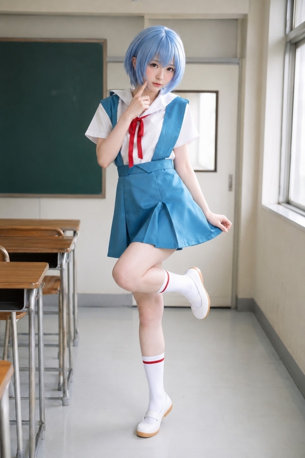「エヴァンゲリオン 綾波レイ(制服)」実写/リアル系のAIコスプレ画像 | エロ画像掲示板(まとめ) EROG-BBS 107 img 6a6f115d1ce29