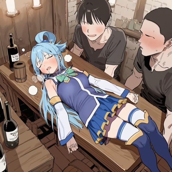 【画像】酒で潰れてるアクアさんをハメる♥ | にじエロファンタジア 5 img 6a7de62eb0aaf