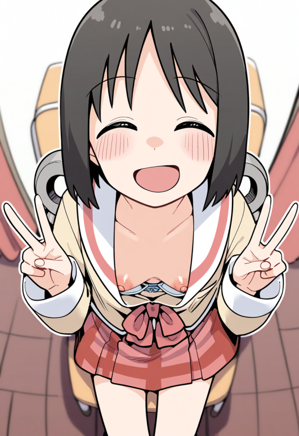 【画像】東雲なのちゃんの胸チラおっぱい♥ | にじエロファンタジア 1 img 6a8f25c13f579