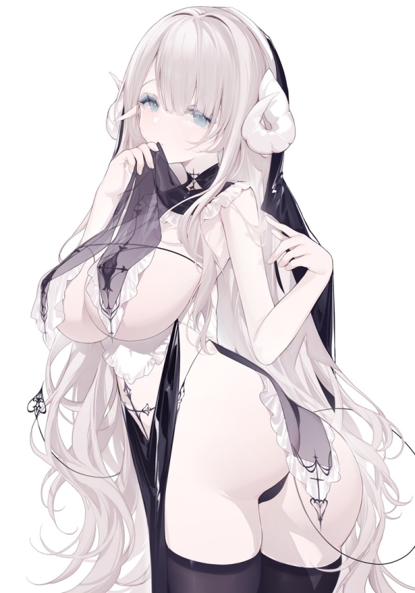 【二次】透き通るような白い肌の女の子のエロ画像 Part７ | えろかん 25 img 6ab8c9177004d