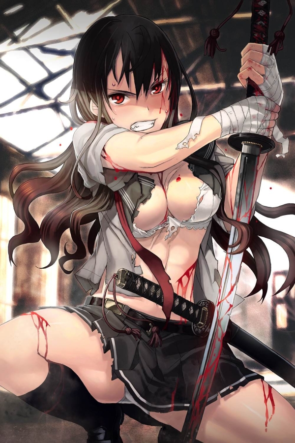寄らばKILL!? 刀で武装してる美少女剣士とか女武者さんのﾁｮｯﾄ危なくて凛々しい萌え画像 『拾陸』 33 img 6ac338f897ddc