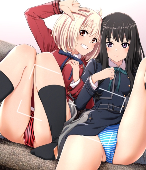 【二次】縞パン履いてる女性の画像を淡々と貼っていく | 二次萌エロ画像ブログ 49 img 6ac5c0015ba5b