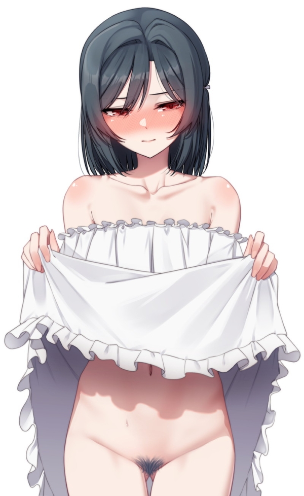 【二次】自分で服を捲って下着や身体を見せるたくし上げエロ画像 Part２２ | えろかん 25 img 6ac96002d175b