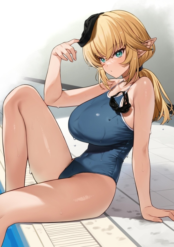 【二次】スクール水着女子の可愛い画像を集めてみたｗｗｗ | 二次萌エロ画像ブログ 1 img 6acda8ffe8001
