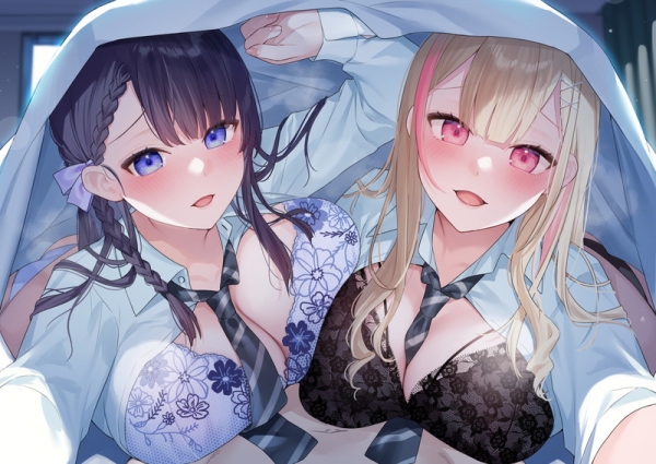 【二次】ベッドのシーツの上のエロ画像 Part７ | えろかん 3 img 6ad98661e871c