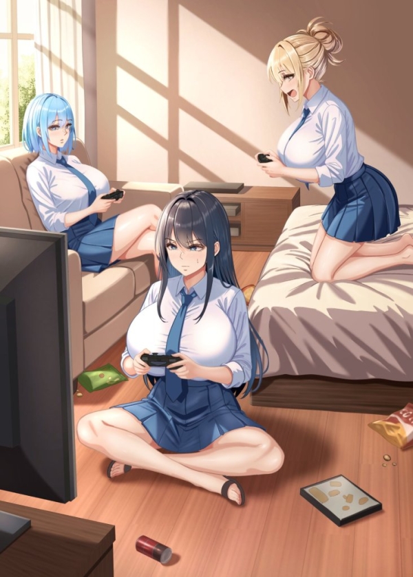 【エロ漫画】俺の部屋、入りびたりギャルだらけ -爆乳美ギャルと4P中出しライフ- | にじエロファンタジア 6 【エロ漫画】俺の部屋、入りびたりギャルだらけ -爆乳美ギャルと4P中出しライフ- | にじエロファンタジア 5 img 68ff932a02178