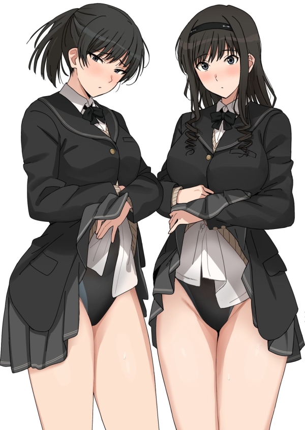 「ざーんねん♡ 中はぁ…水着でしたー♪」制服の下に下着──じゃなくて水着着て準備(?)してるエチエチ女子♪ 36 「ざーんねん♡ 中はぁ…水着でしたー♪」制服の下に下着──じゃなくて水着着て準備(?)してるエチエチ女子♪ 35 img 6937b6f930a13