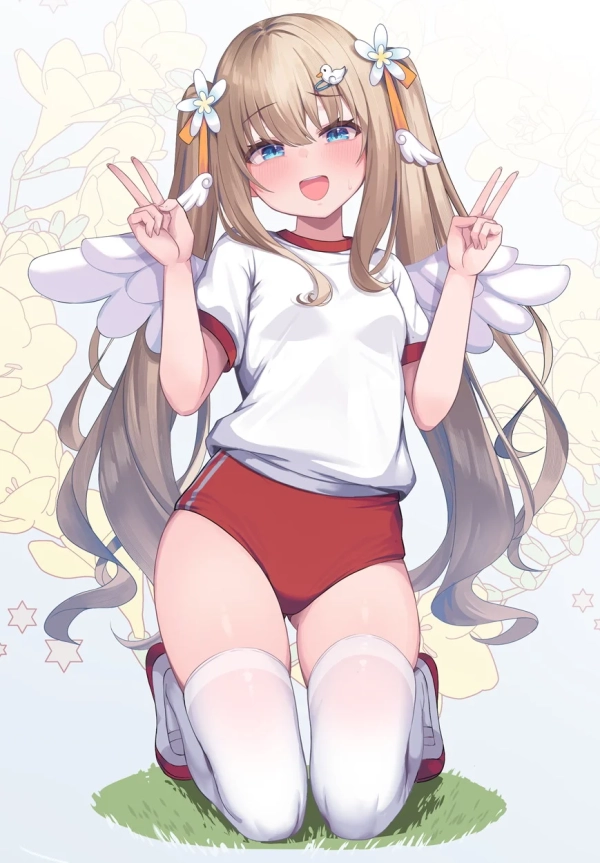 「にあってる…ですか?」ブルマ+体操服の少女がぞう 50 「にあってる…ですか?」ブルマ+体操服の少女がぞう 49 img 699e3840174e1