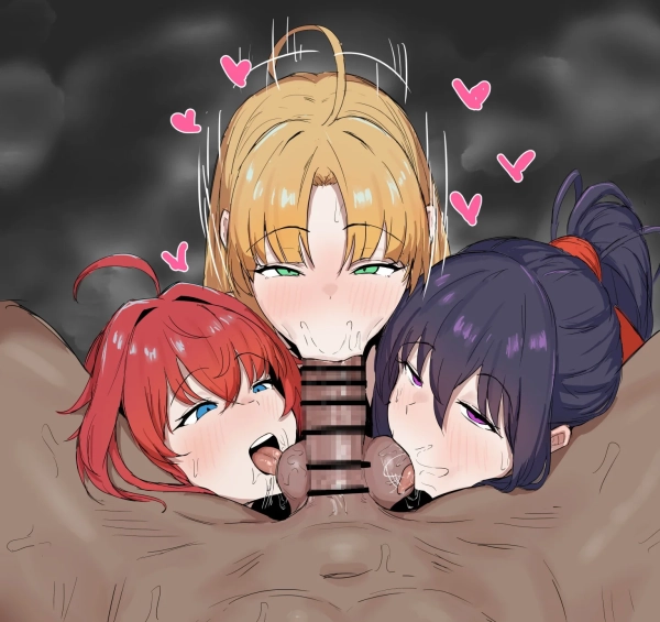 色々な意味で強心臓でなければ無理そう… ♂1vs♀複数のハーレム画像♪ 14 色々な意味で強心臓でなければ無理そう… ♂1vs♀複数のハーレム画像♪ 13 img 69b8251e30452