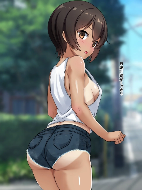 「…ほれほれどうです?」鮮やかな日焼けアトを見せ付けてくる女の子画像♪ 56 「…ほれほれどうです?」鮮やかな日焼けアトを見せ付けてくる女の子画像♪ 55 img 6a1cc7ae679ad