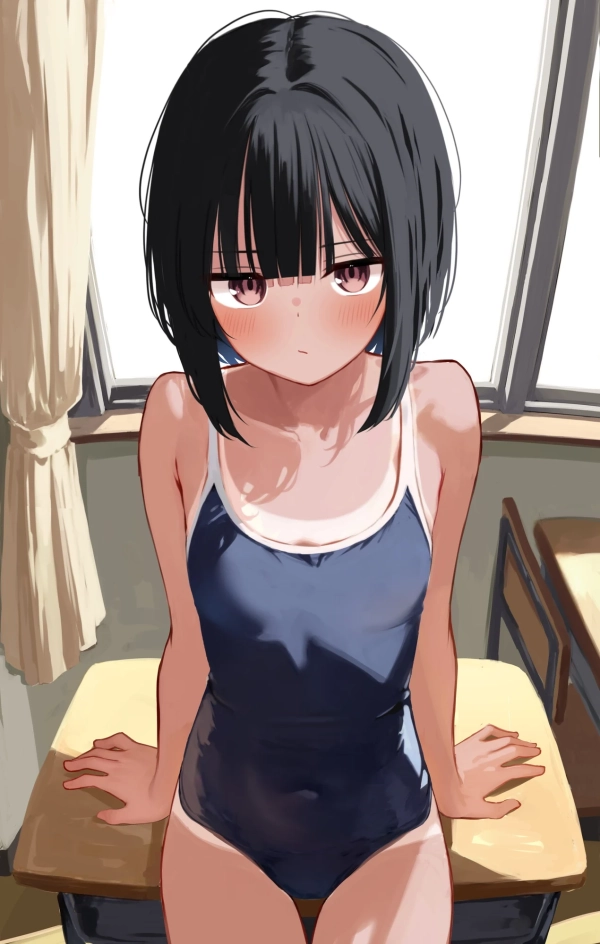 濃紺のスクール水着と可愛い少女の組み合わせが萌Hぃ画像 ㉛ 24 濃紺のスクール水着と可愛い少女の組み合わせが萌Hぃ画像 ㉛ 23 img 6a308ebcdbc7e