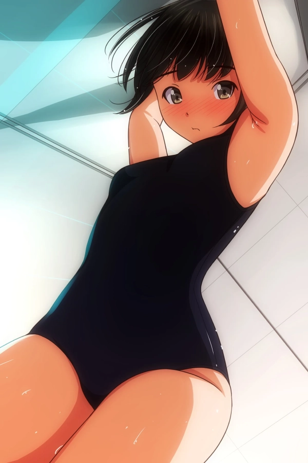 濃紺のスクール水着と可愛い少女の組み合わせが萌Hぃ画像 ㉛ 58 濃紺のスクール水着と可愛い少女の組み合わせが萌Hぃ画像 ㉛ 57 img 6a308ec187350