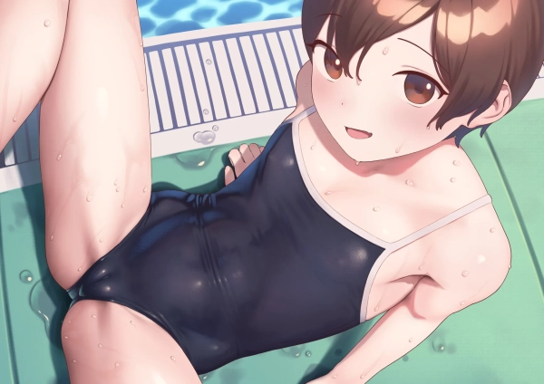 濃紺のスクール水着と可愛い少女の組み合わせが萌Hぃ画像 ㉛ 62 濃紺のスクール水着と可愛い少女の組み合わせが萌Hぃ画像 ㉛ 61 img 6a308ec213863