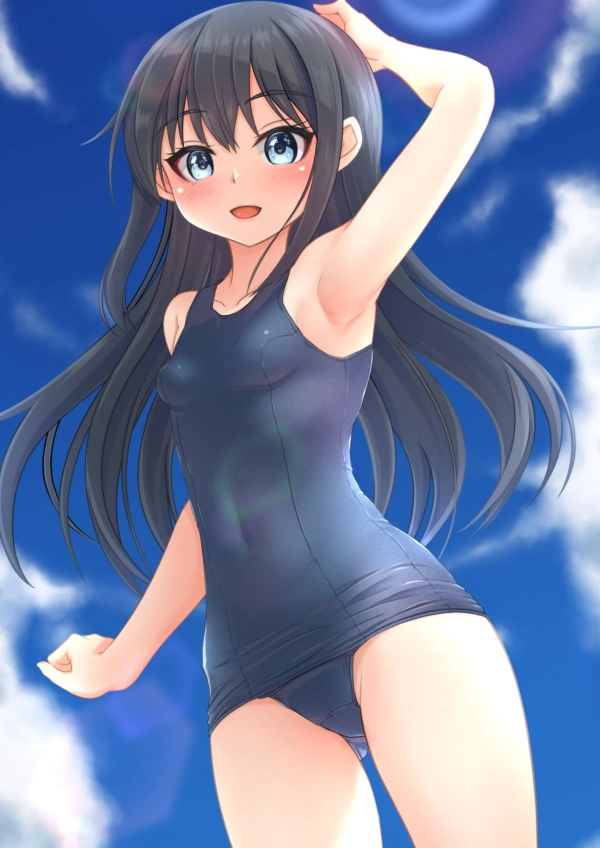 濃紺のスクール水着と可愛い少女の組み合わせが萌Hぃ画像 ㉛ 68 濃紺のスクール水着と可愛い少女の組み合わせが萌Hぃ画像 ㉛ 67 img 6a308ec33ec38