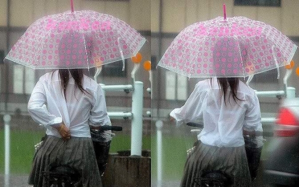雨に濡れて制服越しに透けブラしてるJKのエロ画像!恥ずかしくないのかなw 104 雨に濡れて制服越しに透けブラしてるJKのエロ画像!恥ずかしくないのかなw 103 img 6a352b844dc94
