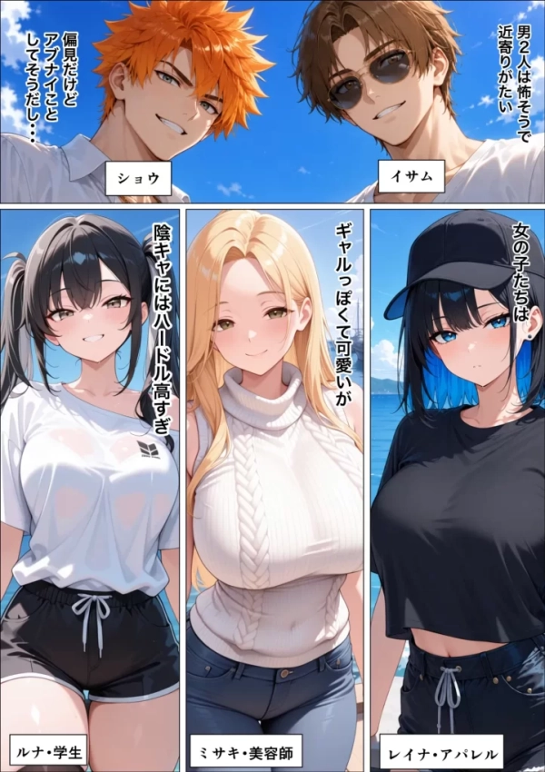 【エロ漫画】SEXしないと出られない島で陰キャがギャルハーレムできた件 | にじエロファンタジア 10 【エロ漫画】SEXしないと出られない島で陰キャがギャルハーレムできた件 | にじエロファンタジア 9 img 6a3660d5b9a9b