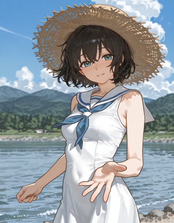 【二次エロ】麦わら帽子の女の子と川でおせっせするエロ画像 | にじエロファンタジア 26 【二次エロ】麦わら帽子の女の子と川でおせっせするエロ画像 | にじエロファンタジア 25 img 6a39744debc23