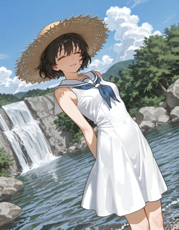 【二次エロ】麦わら帽子の女の子と川でおせっせするエロ画像 | にじエロファンタジア 28 【二次エロ】麦わら帽子の女の子と川でおせっせするエロ画像 | にじエロファンタジア 27 img 6a39744e209d4