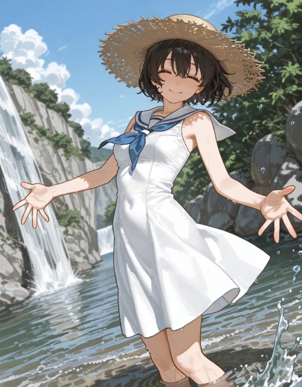 【二次エロ】麦わら帽子の女の子と川でおせっせするエロ画像 | にじエロファンタジア 30 【二次エロ】麦わら帽子の女の子と川でおせっせするエロ画像 | にじエロファンタジア 29 img 6a39744e515f0