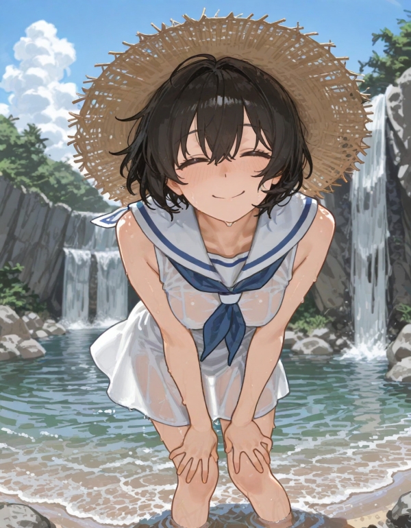 【二次エロ】麦わら帽子の女の子と川でおせっせするエロ画像 | にじエロファンタジア 32 【二次エロ】麦わら帽子の女の子と川でおせっせするエロ画像 | にじエロファンタジア 31 img 6a39744e775aa