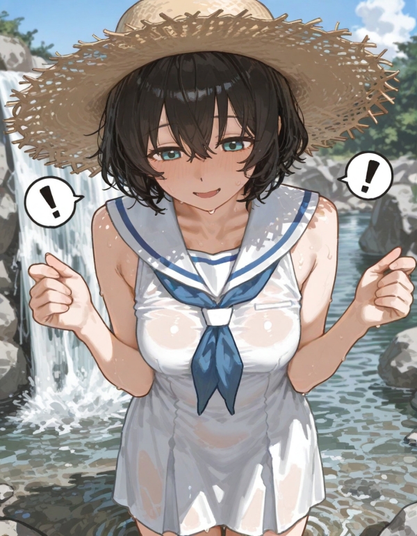【二次エロ】麦わら帽子の女の子と川でおせっせするエロ画像 | にじエロファンタジア 36 【二次エロ】麦わら帽子の女の子と川でおせっせするエロ画像 | にじエロファンタジア 35 img 6a39744ec478e