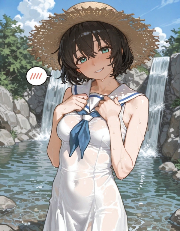 【二次エロ】麦わら帽子の女の子と川でおせっせするエロ画像 | にじエロファンタジア 38 【二次エロ】麦わら帽子の女の子と川でおせっせするエロ画像 | にじエロファンタジア 37 img 6a39744eea0de