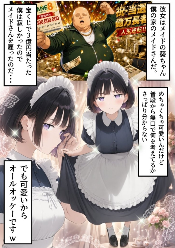 【エロ漫画】セックスしないと出られない部屋にジト目メイドさんと閉じ込められたんだが・・・ | にじエロファンタジア 6 【エロ漫画】セックスしないと出られない部屋にジト目メイドさんと閉じ込められたんだが・・・ | にじエロファンタジア 5 img 6a3b8ab14bedb
