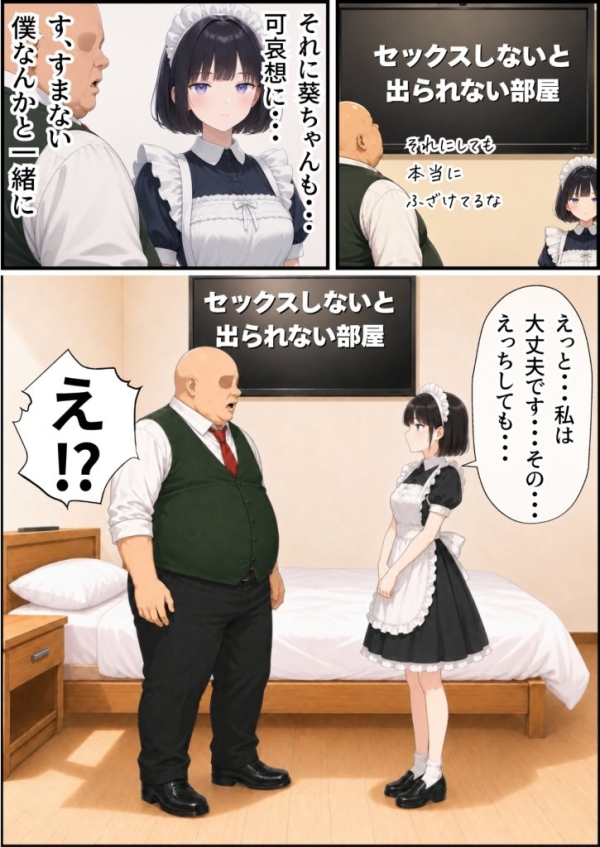【エロ漫画】セックスしないと出られない部屋にジト目メイドさんと閉じ込められたんだが・・・ | にじエロファンタジア 8 【エロ漫画】セックスしないと出られない部屋にジト目メイドさんと閉じ込められたんだが・・・ | にじエロファンタジア 7 img 6a3b8ab1661f9