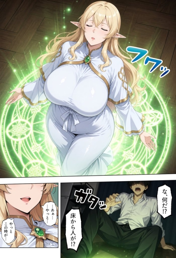 【エロ漫画】前世の嫁は爆乳エルフママ〜限界社畜な俺が全肯定甘やかセックスで癒される話〜 | にじエロファンタジア 6 【エロ漫画】前世の嫁は爆乳エルフママ〜限界社畜な俺が全肯定甘やかセックスで癒される話〜 | にじエロファンタジア 5 img 6a5b66eedfcd6