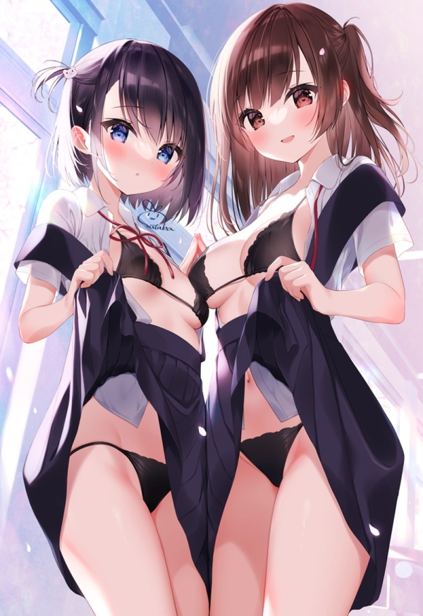 【二次】おっぱいをムニュッと押し付け合う乳合わせのエロ画像 Part23 | えろかん 94 【二次】おっぱいをムニュッと押し付け合う乳合わせのエロ画像 Part23 | えろかん 93 img 6a687a693e963