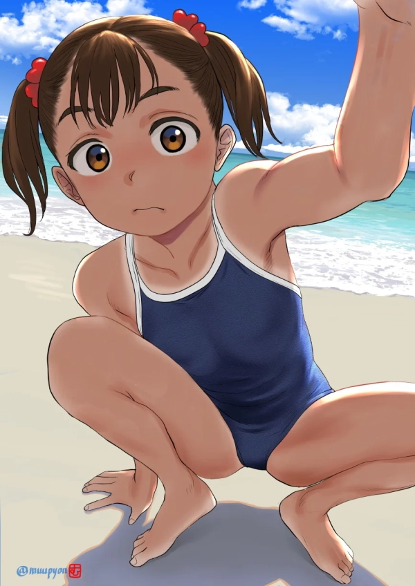 濃紺のスクール水着と可愛いロリっこの組み合わせが萌えっちぃ画像♪ ㉜ 56 濃紺のスクール水着と可愛いロリっこの組み合わせが萌えっちぃ画像♪ ㉜ 55 img 6a73caa2355fc