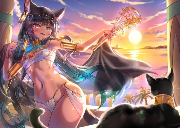 古代エジプト風(?)の衣装に身を包んだ女の子や女神さまのエロ画像♪ 32 古代エジプト風(?)の衣装に身を包んだ女の子や女神さまのエロ画像♪ 31 img 6a954d626d075