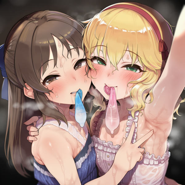 【画像】橘ありすと櫻井桃華が汗だくでコンドーム咥えてるエロ画像 | にじエロファンタジア 48 【画像】橘ありすと櫻井桃華が汗だくでコンドーム咥えてるエロ画像 | にじエロファンタジア 47 img 6a9649e8dc55a